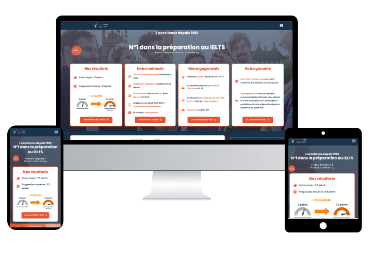 IELTS First - Test IELTS - Préparation au IELTS